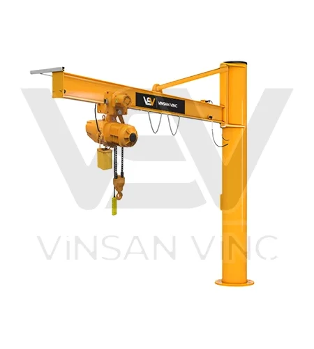 2 ton ekonomik yere monteli kolon tipi pergel vinc 1