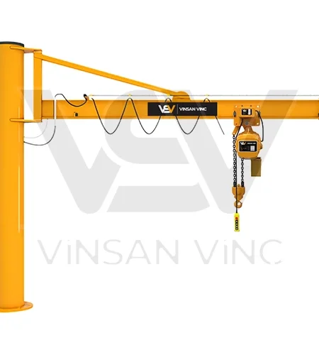 2 ton ekonomik yere monteli kolon tipi pergel vinc